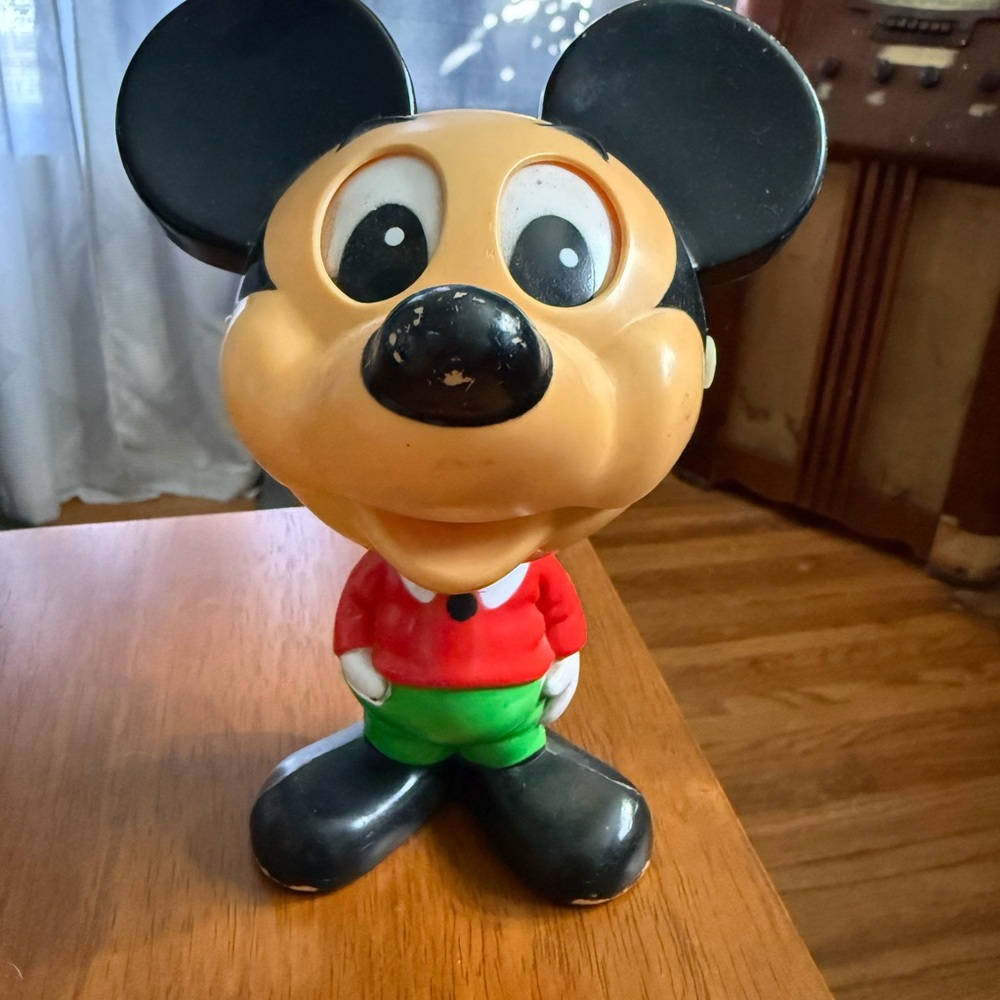 Disney Mickey Mouse Plush - Red, Green, Black